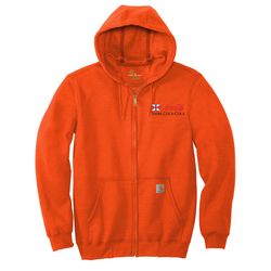 Image of Carhartt Midweight Hooded Zip-Front Sweatshirt