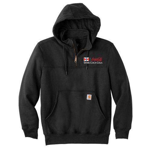 Carhartt Rain Defender Paxton Heavyweight Hooded Zip Mock Sweatshirt image thumbnail