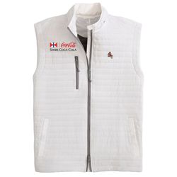 Image of Men’s Johnnie-O Arizona State Crosswind Quilted Performance Vest (Sparky Logo)