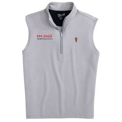 Image of Men’s Johnnie-O Arizona State Daves Performance ¼ zip Vest (Sparky Logo) 