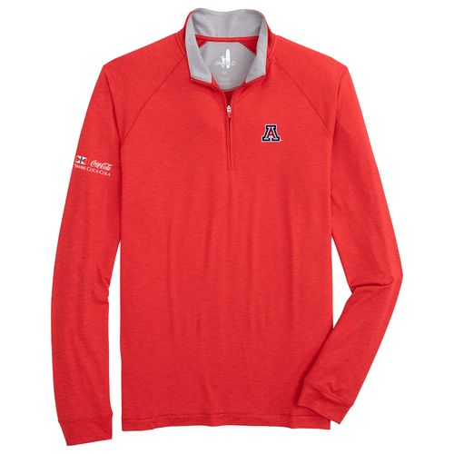 Men’s Johnnie-O University of Arizona Freeborne Performance ¼ zip image thumbnail