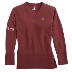 Image of Women’s Johnnie-O Arizona State Britanny Crewneck Sweatshirt 