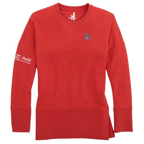 Women’s Johnnie-O University of Arizona Britanny Crewneck Sweatshirt  image thumbnail