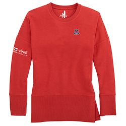 Image of Women’s Johnnie-O University of Arizona Britanny Crewneck Sweatshirt 