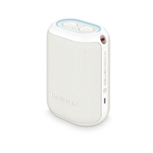 (Min 25) Monster DNA One Portable Wireless Speaker w/ Qi Wireless Charger, White image thumbnail