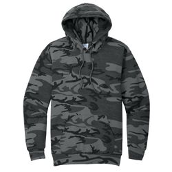 Image of Unisex - Port & Company Core Fleece Camo Pullover Hooded Sweatshirt