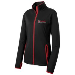 Image of Sport-Tek Ladies Sport-Wick Stretch Contrast Full-Zip Jacket