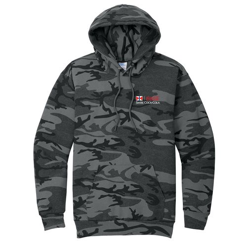 Unisex - Port & Company Core Fleece Camo Pullover Hooded Sweatshirt image thumbnail