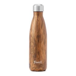 Image of S'well 25oz Stainless Steel Water Bottle, Teakwood 
