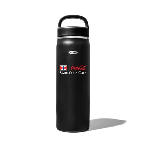 (Min 25) OXO Strive 40oz Insulated Bottle, Onyz IMPRINTABLE image thumbnail