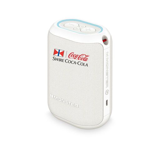 (Min 25) Monster DNA One Portable Wireless Speaker w/ Qi Wireless Charger, White image thumbnail