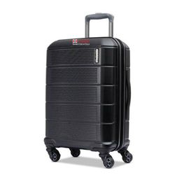 Image of (Min 25) American Tourister Stratum 2.0 20" Spinner Carry On - Jet Black