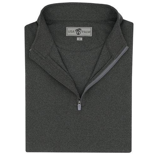 USA Palm Heathered 1/4 Zip image thumbnail