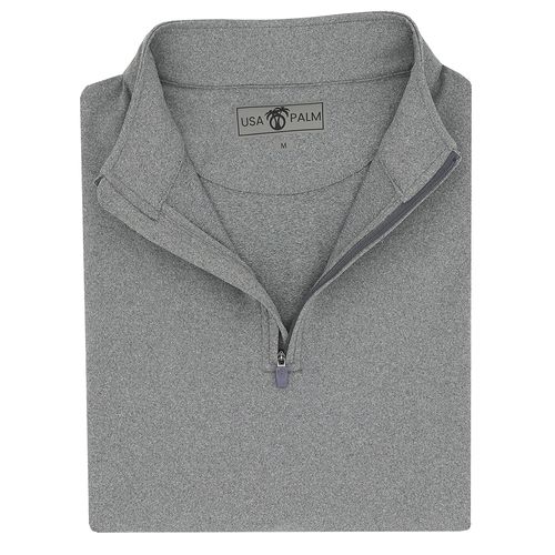 USA Palm Heathered 1/4 Zip image thumbnail