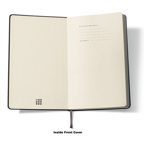 (Min 50) Moleskine Soft Cover Ruled Large Notebook, Black image thumbnail