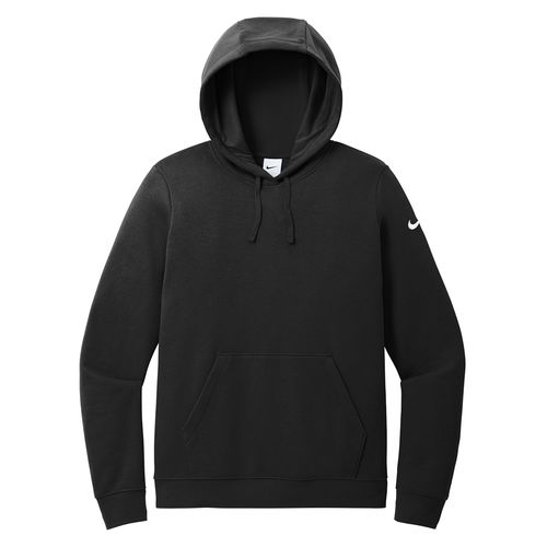 Nike Ladies Club Fleece Sleeve Swoosh Pullover Hoodie image thumbnail
