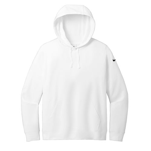 Nike Ladies Club Fleece Sleeve Swoosh Pullover Hoodie image thumbnail