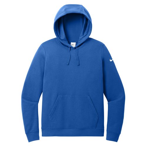Nike Ladies Club Fleece Sleeve Swoosh Pullover Hoodie image thumbnail