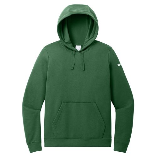 Nike Ladies Club Fleece Sleeve Swoosh Pullover Hoodie image thumbnail