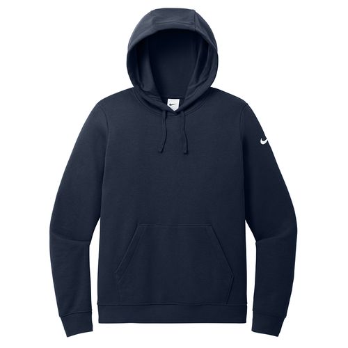 Nike Ladies Club Fleece Sleeve Swoosh Pullover Hoodie image thumbnail