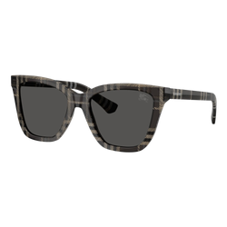 Image of Burberry Womens BE4470 Sunglasses Check Grey/Dark Grey, Size 54 frame