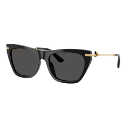 Image of Dolce & Gabbana Womens DG4511 Sunglasses Black/Dark Grey, Size 55 frame