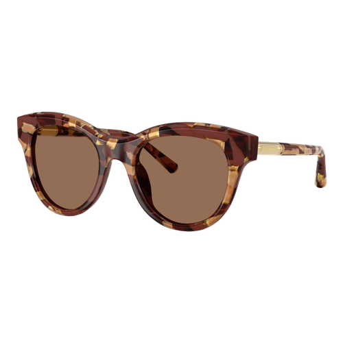 Dolce & Gabbana Womens DG4518 Sunglasses Pearl Havana Brown/Dark Brown, Size 52 frame image thumbnail