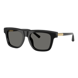 Image of Dolce & Gabbana DG4521 Sunglasses Black/Grey, Size 52 frame