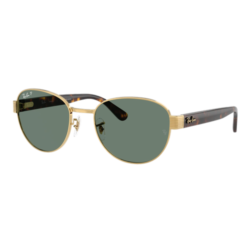 Ray-Ban Polarized RB3766CH Chromance Sunglasses, Polished Arista Gold/Polarized Grey Chromance, Size 54 frame image thumbnail