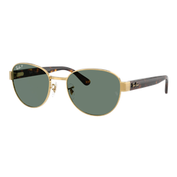 Image of Ray-Ban Polarized RB3766CH Chromance Sunglasses, Polished Arista Gold/Polarized Grey Chromance, Size 54 frame