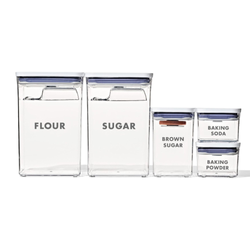 Image of OXO Good Grips 8-Piece Prelabeled Baking POP Container Set