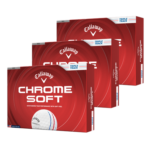 Callaway Chrome Soft 360 Triple Track Golf Balls - Three Dozen image thumbnail