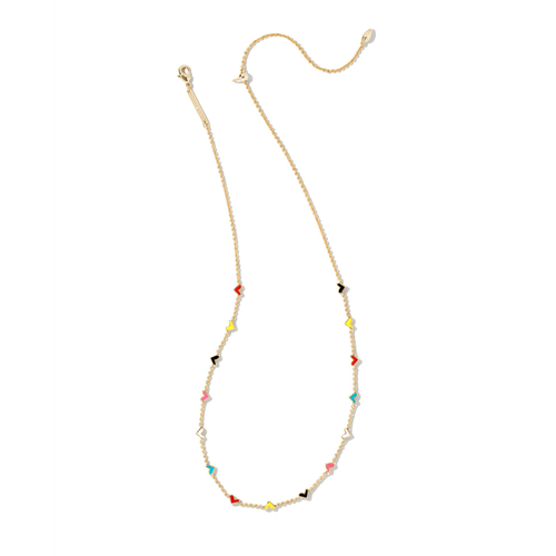 Kendra Scott Haven Heart Gold Strand Necklace, Multi Mix image thumbnail