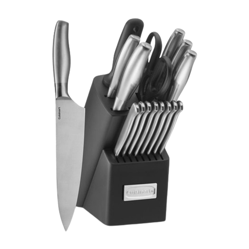 Cuisinart Artiste Collection 17-Piece Knife Block Set, Stainless Steel image thumbnail