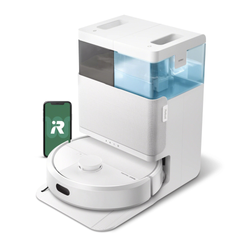 Image of iRobot Roomba Plus 405 Combo Robot with AutoWash Dock, White