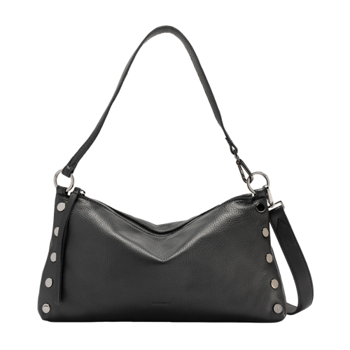Hammitt Kyle Leather Shoulder Bag Black/Gunmetal image thumbnail