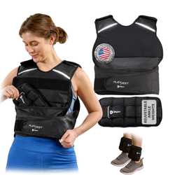 Image of Lifepro Weighted FlexVest with Ankle Weights, Women 5-15 lb