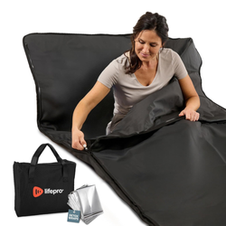Image of Lifepro RejuvaWrap Infrared Sauna Blanket, Black