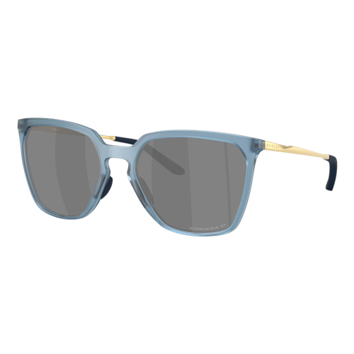 Oakley Womens Polarized Sielo SQ Polaris Collection Sunglasses, Matte Transparent Abyss/Prizm Black Polarized, Size 57 frame image thumbnail