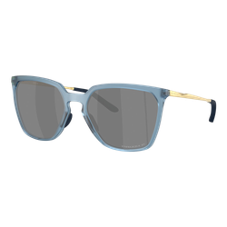 Image of Oakley Womens Polarized Sielo SQ Polaris Collection Sunglasses, Matte Transparent Abyss/Prizm Black Polarized, Size 57 frame