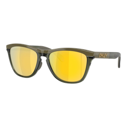 Image of Oakley Polarized Frogskins Range XL Sunglasses, Dark Brush-Olive Ink/Prizm 24k Polarized, Size 58 frame