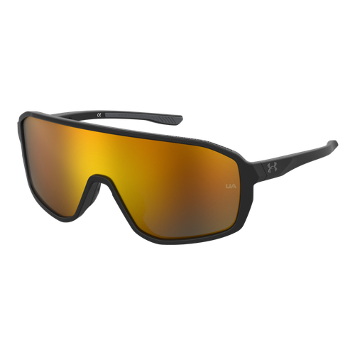Under Armour Gameday Mirror Sunglasses Matte Black/Orange Mirror image thumbnail