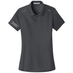 Image of A250 - Port Authority Ladies Pinpoint Mesh Zip Polo