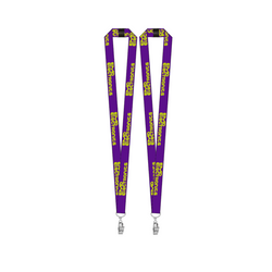 Image of Woven Poly Lanyards w/Safety Release Clip (Bulldog Attachment)