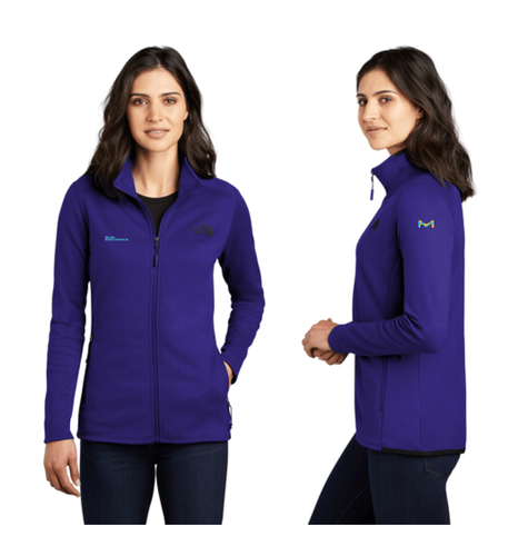 Ladies North Face Stretch Fleece Jacket (Decorated on Demand) image thumbnail