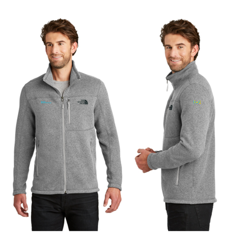 Men's North Face Sweater Fleece Jacket (Decorated on Demand) image thumbnail