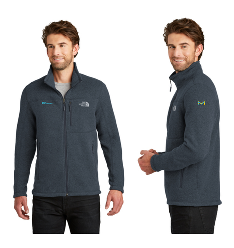 Men's North Face Sweater Fleece Jacket (Decorated on Demand) image thumbnail