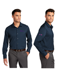 Image of Men's Comfort Stretch Dress Shirt (Decorated on Demand) 