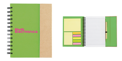 Image of Spiral Bound Journal w/Stickies 