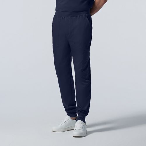 ProFlex Men's Zip Fly Cargo Jogger Scrub Pants - True Navy image thumbnail